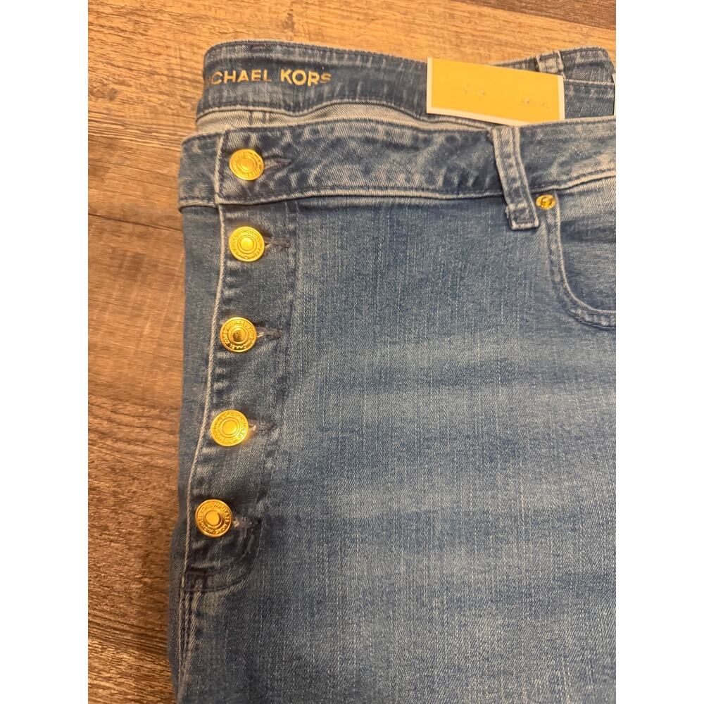 Michael Kors Selma Cropped Flare Jeans Size 22W New With TAG - Picture 4 of 10
